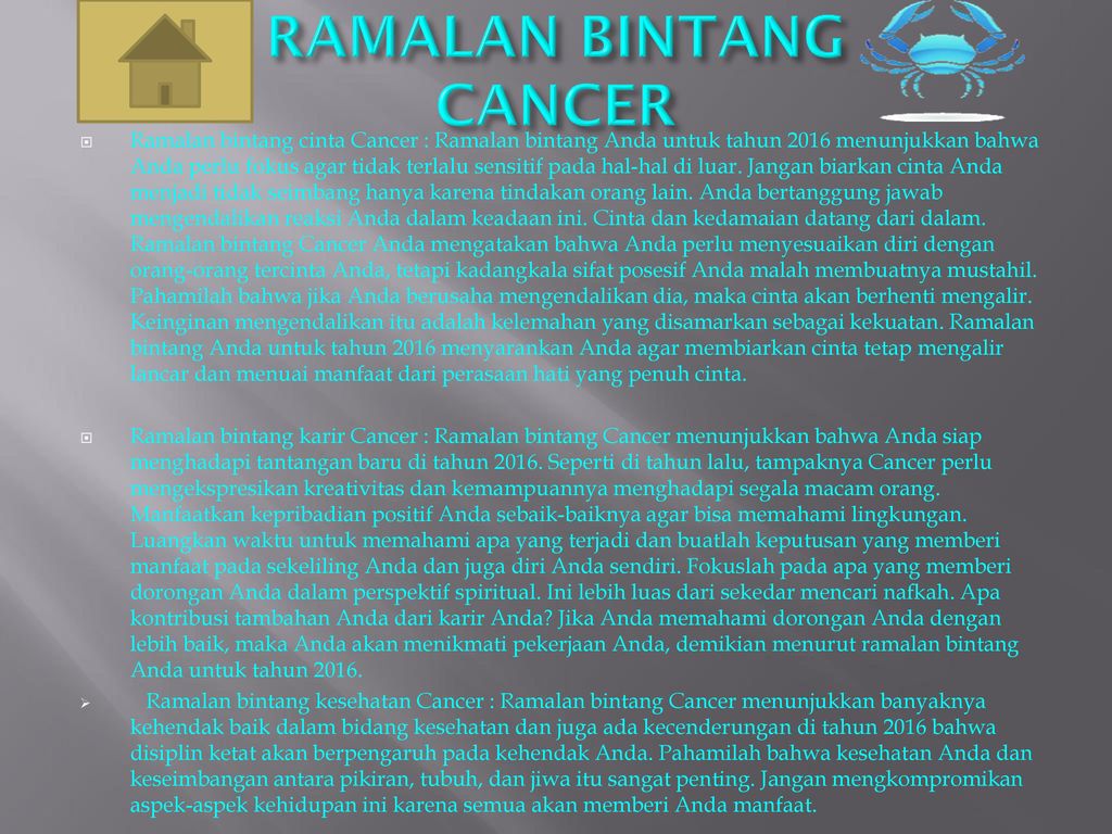 Zodiak Cancer Hari Ini Tentang Pekerjaan Ulasan Ramalan Zodiak Cancer